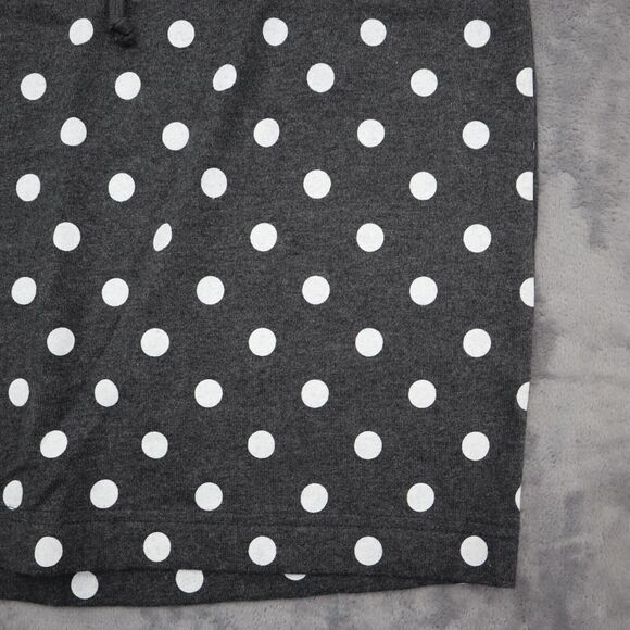 Banana Republic Skirt Womens S Black Polka dots Drawstring Stretchable Waist - Picture 8 of 16